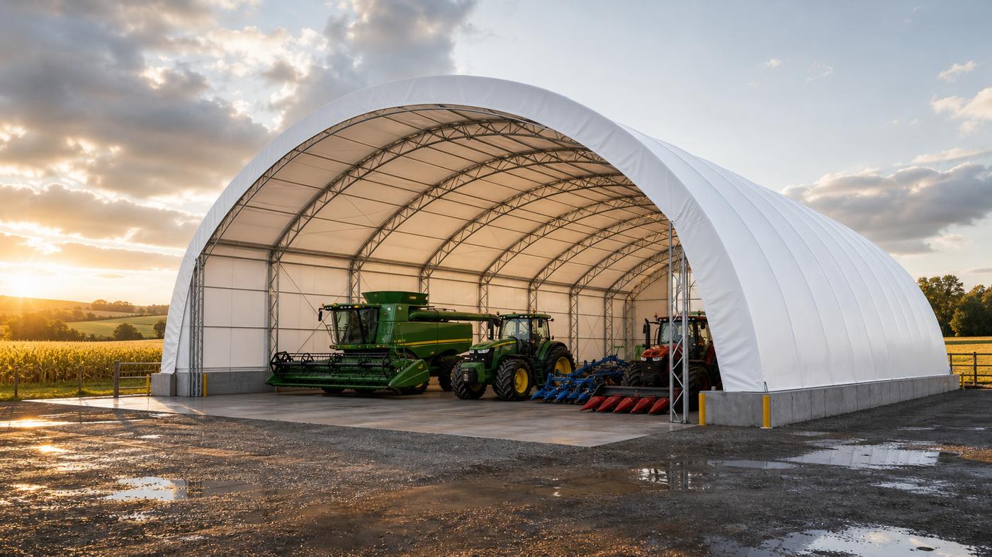 agro machinery hangar