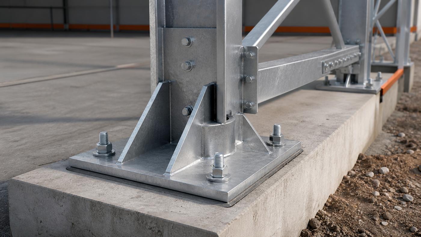 hangar base plate anchor