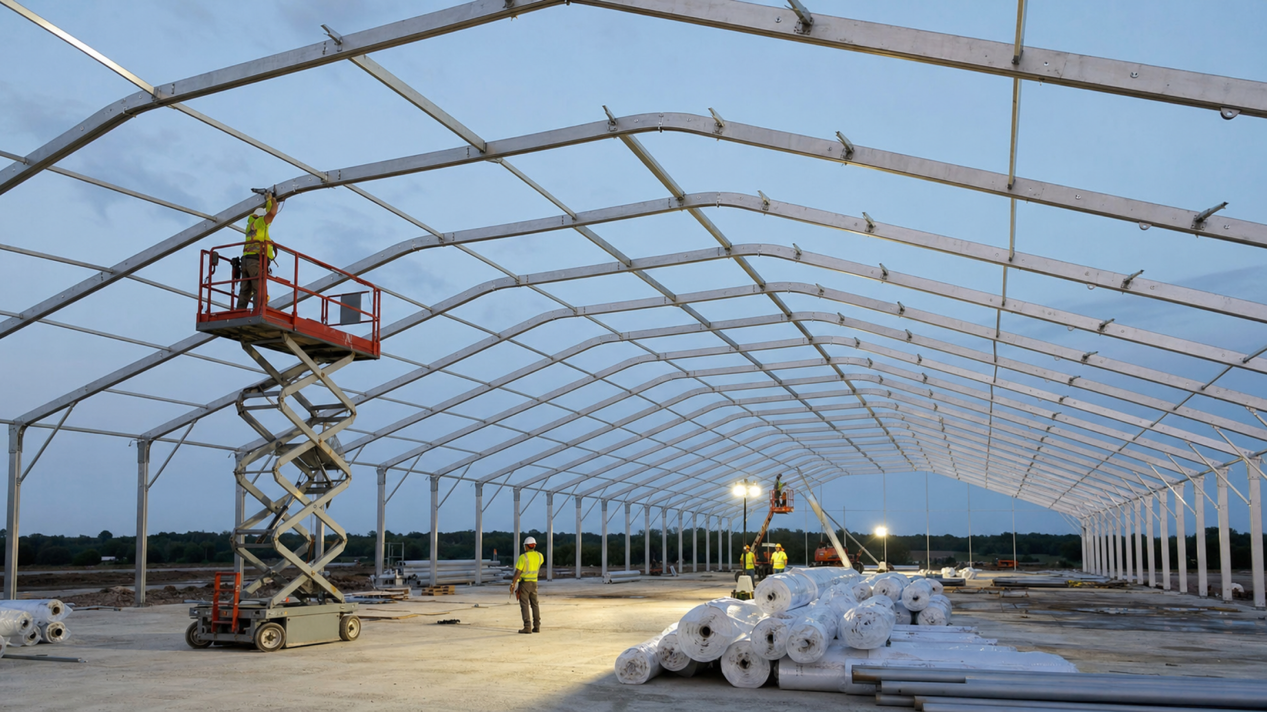 sports hangar truss interior (montage-20)