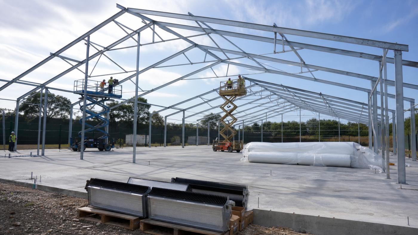 tennis hangar frame install (montage-20)