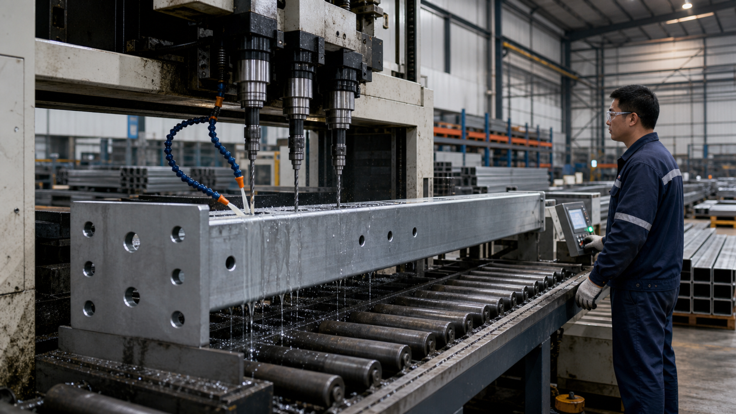 cnc drilling bolt holes (production-20)