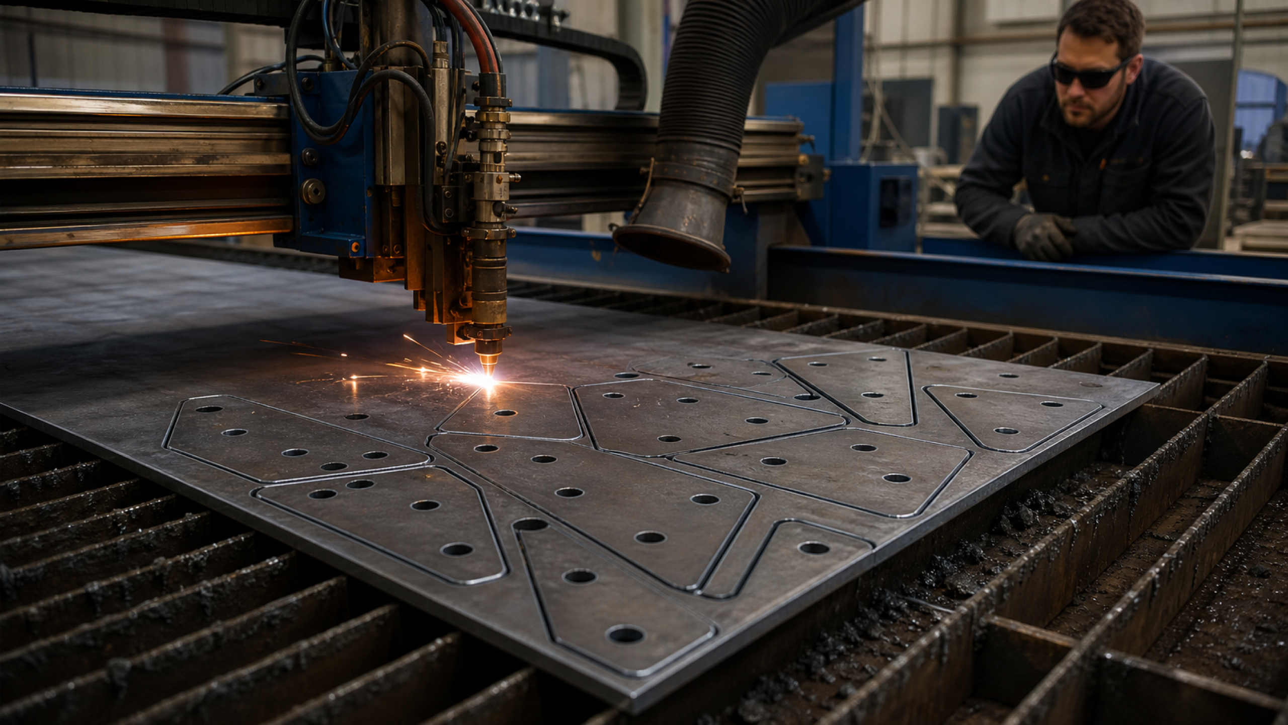 cnc plasma gusset plates (production-20)