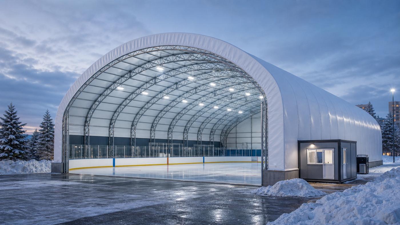 indoor ice rink hangar (sport)