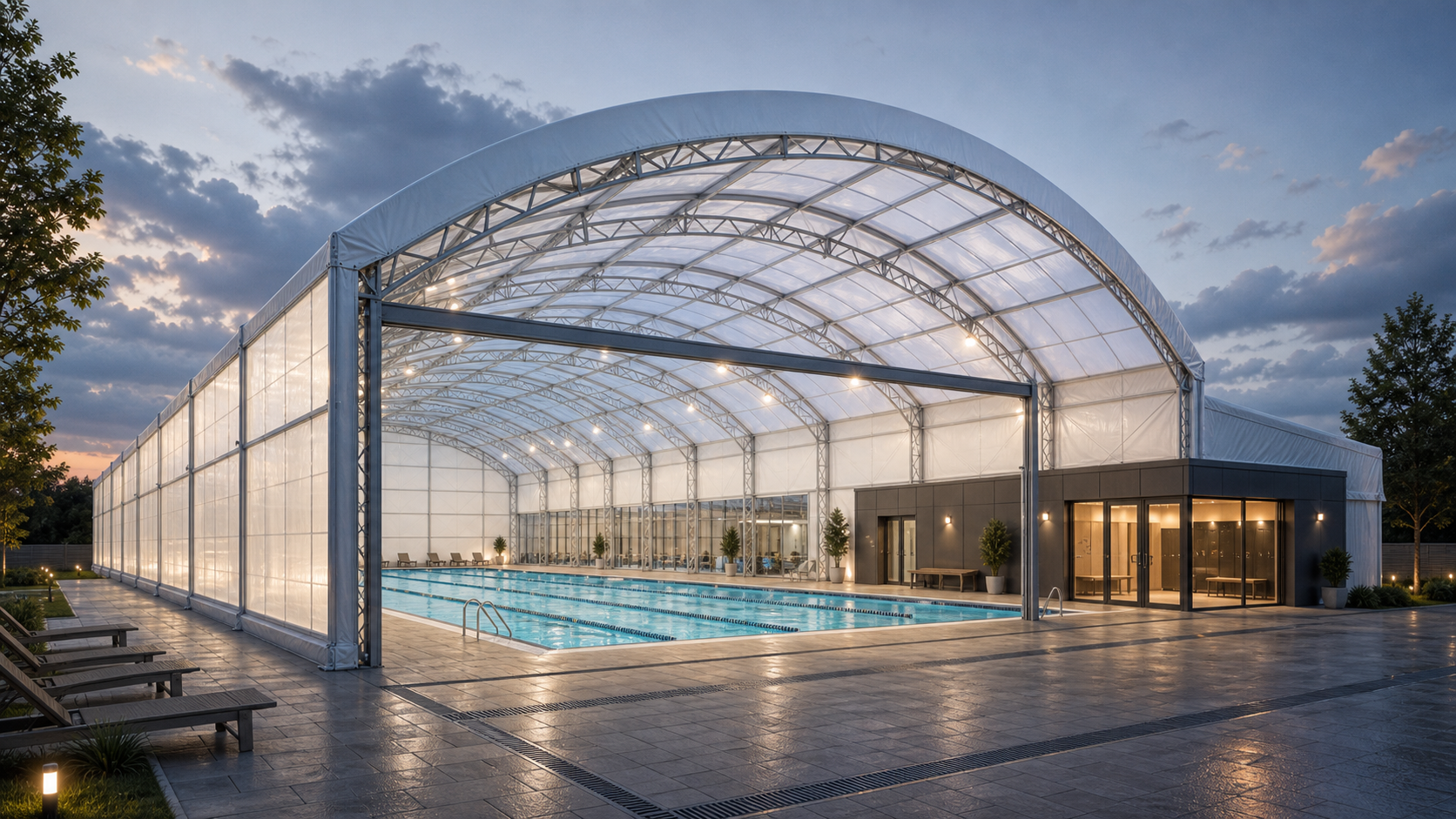 indoor swimming pool hangar (sport)