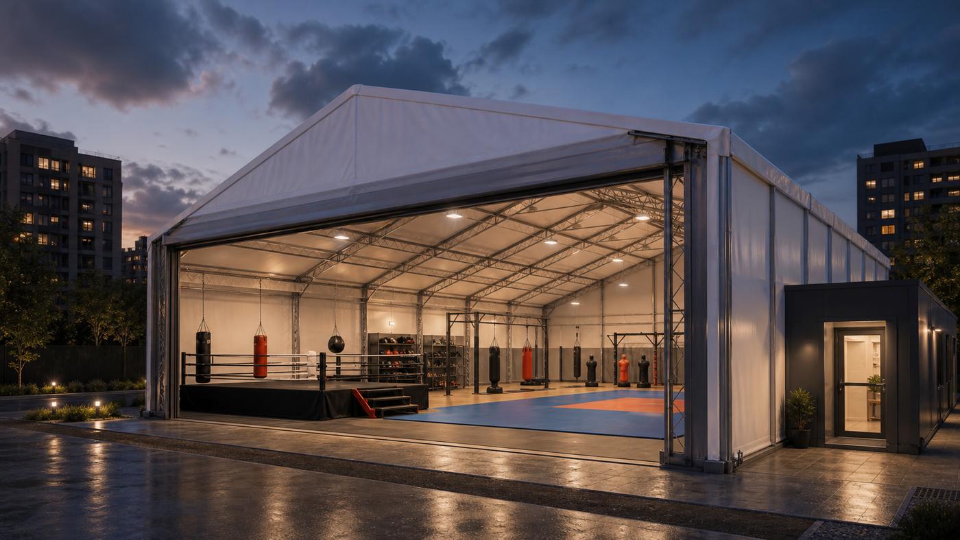 martial arts boxing center (sport)