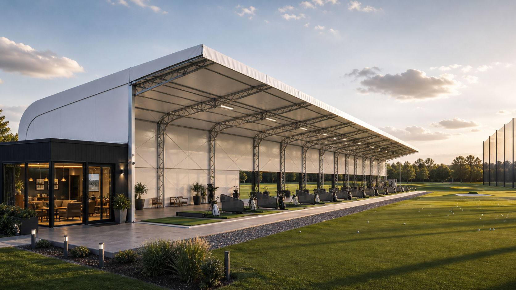golf driving range (sport)
