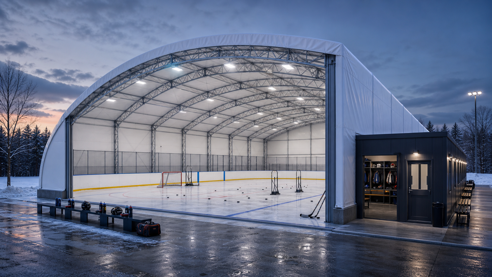 hockey training rink (sport)