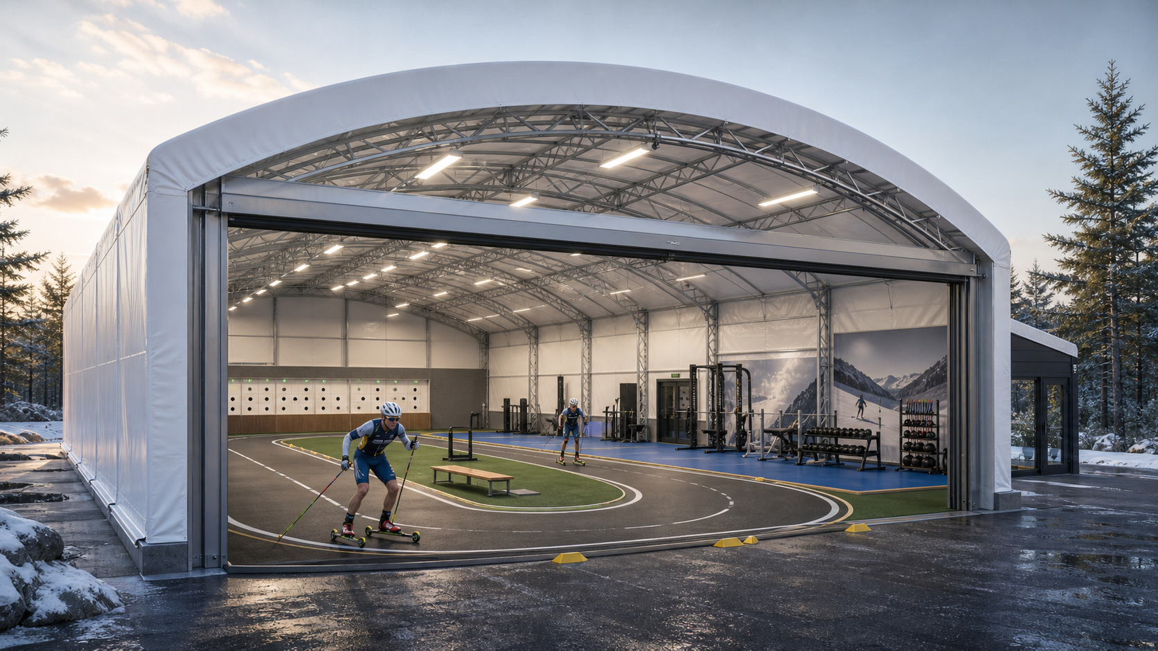 dryland winter sports center (sport)