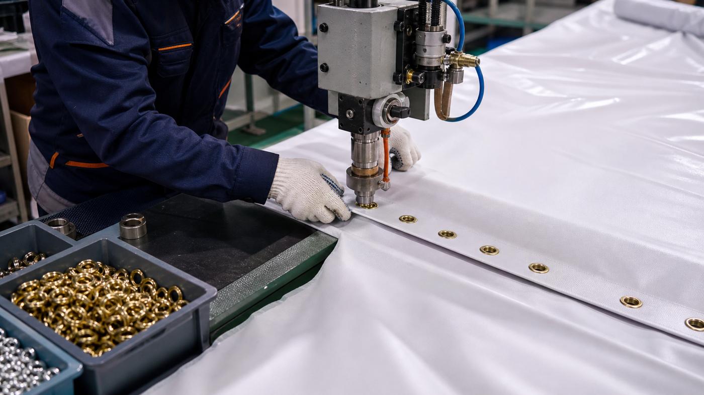 eyelets grommets installation (tent-fabric-production-20)