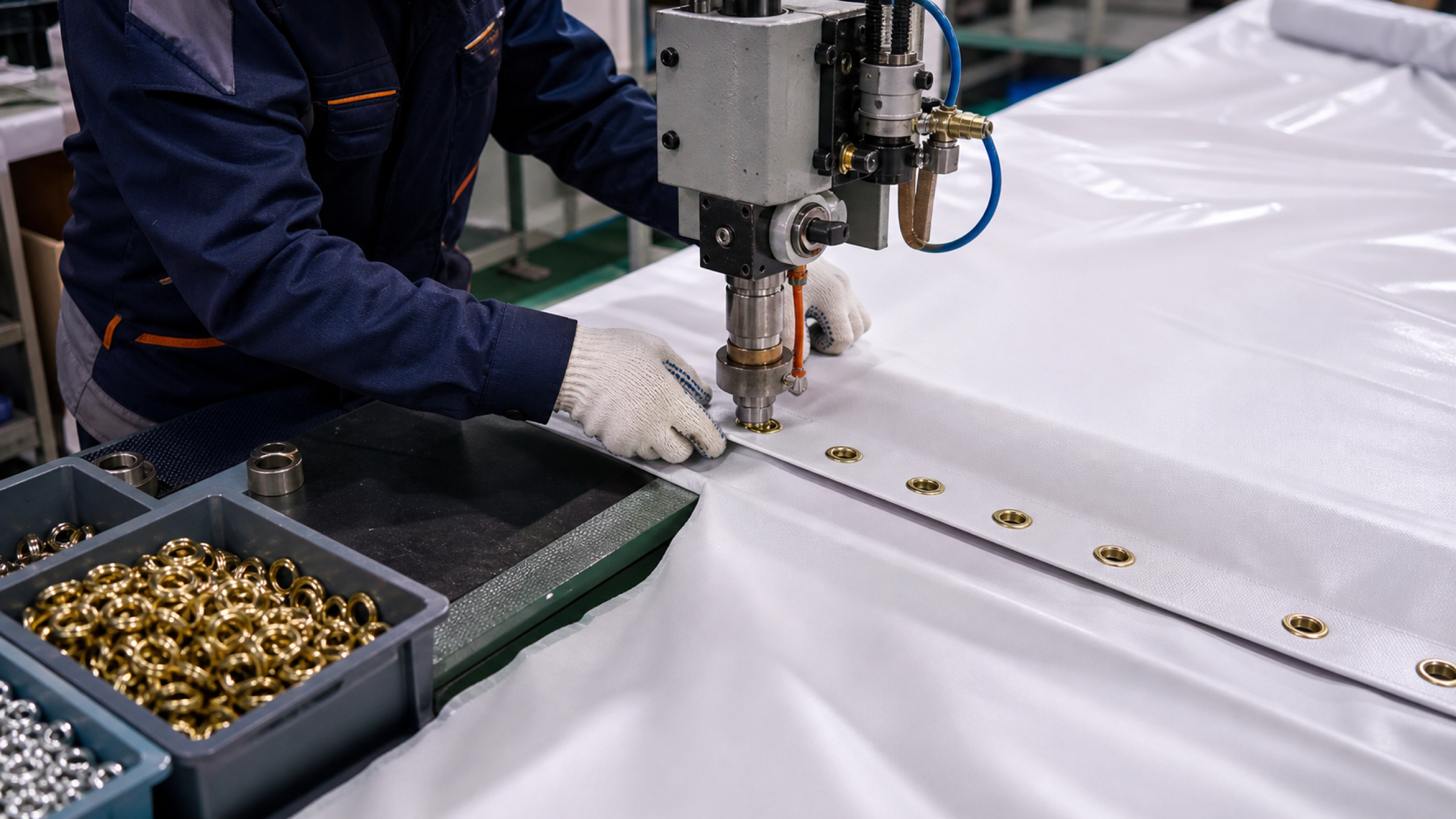 eyelets grommets installation (tent-fabric-production-20)