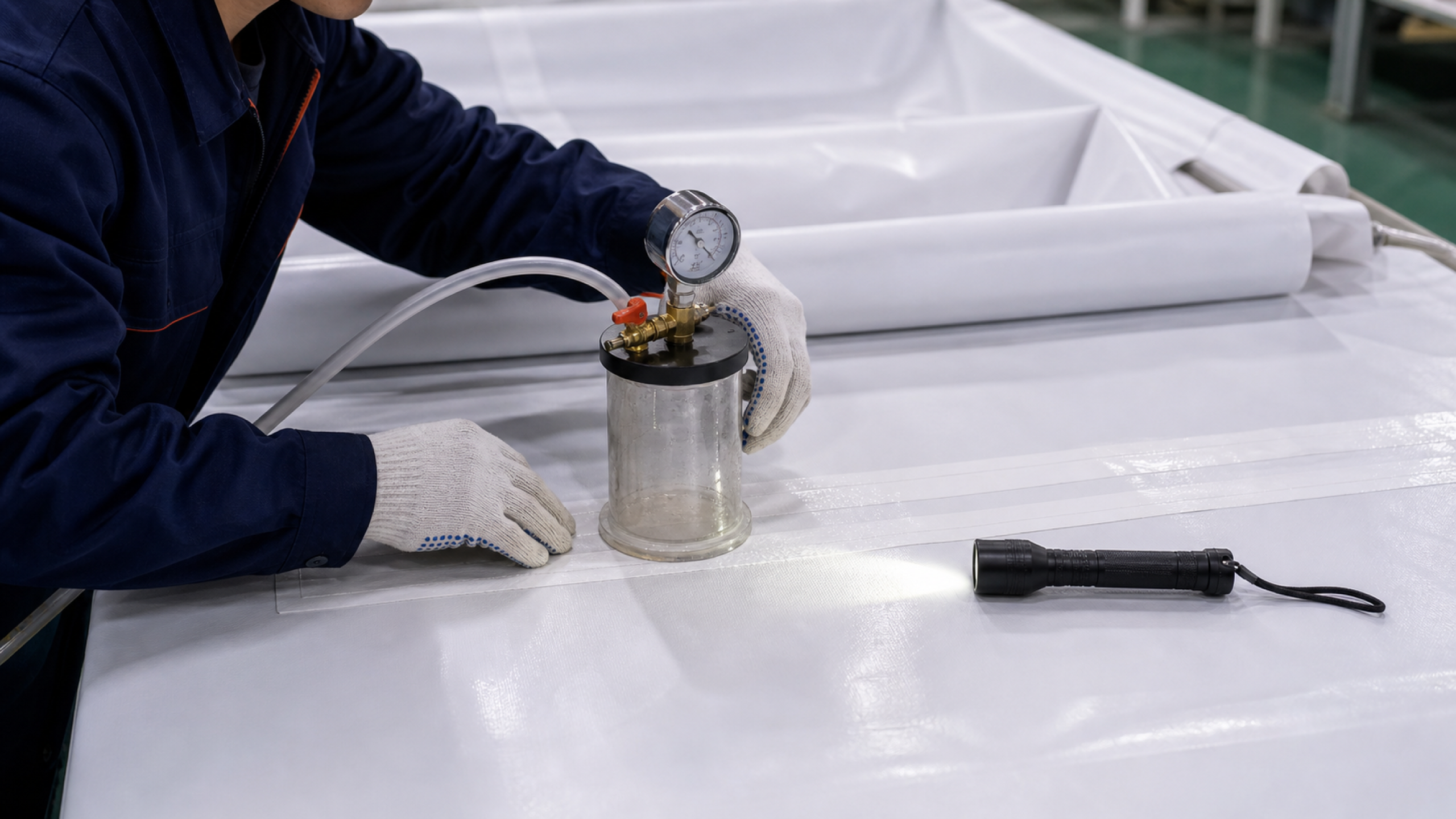 waterproof seam testing (tent-fabric-production-20)