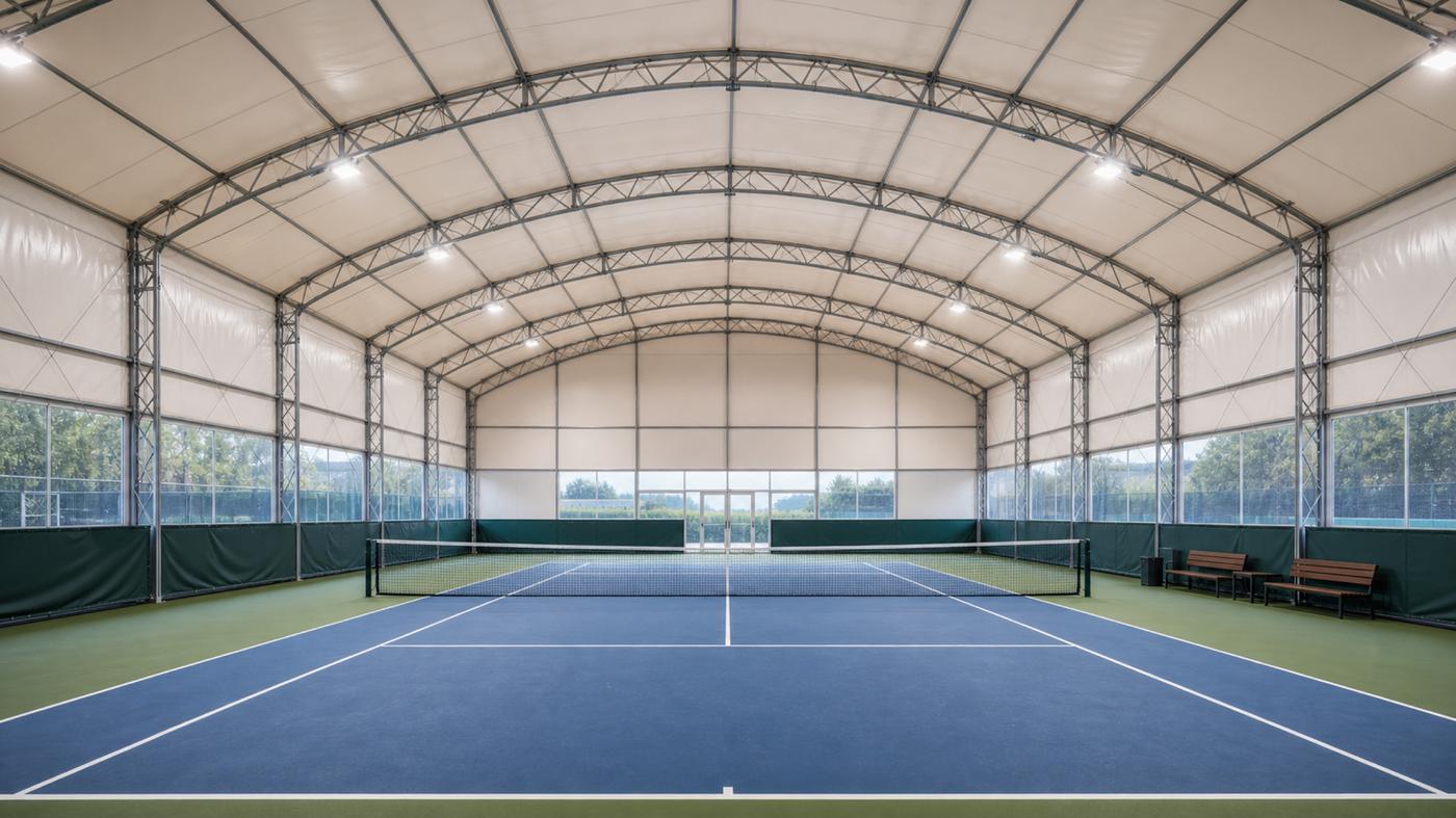 tennis court interior (tz-60)