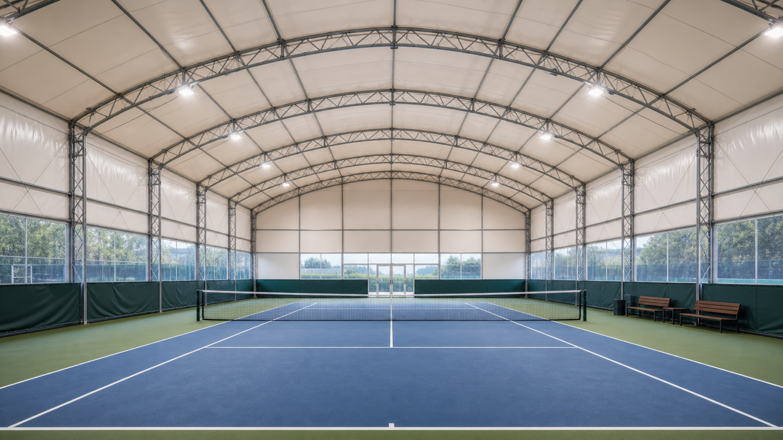 tennis court interior (tz-60)