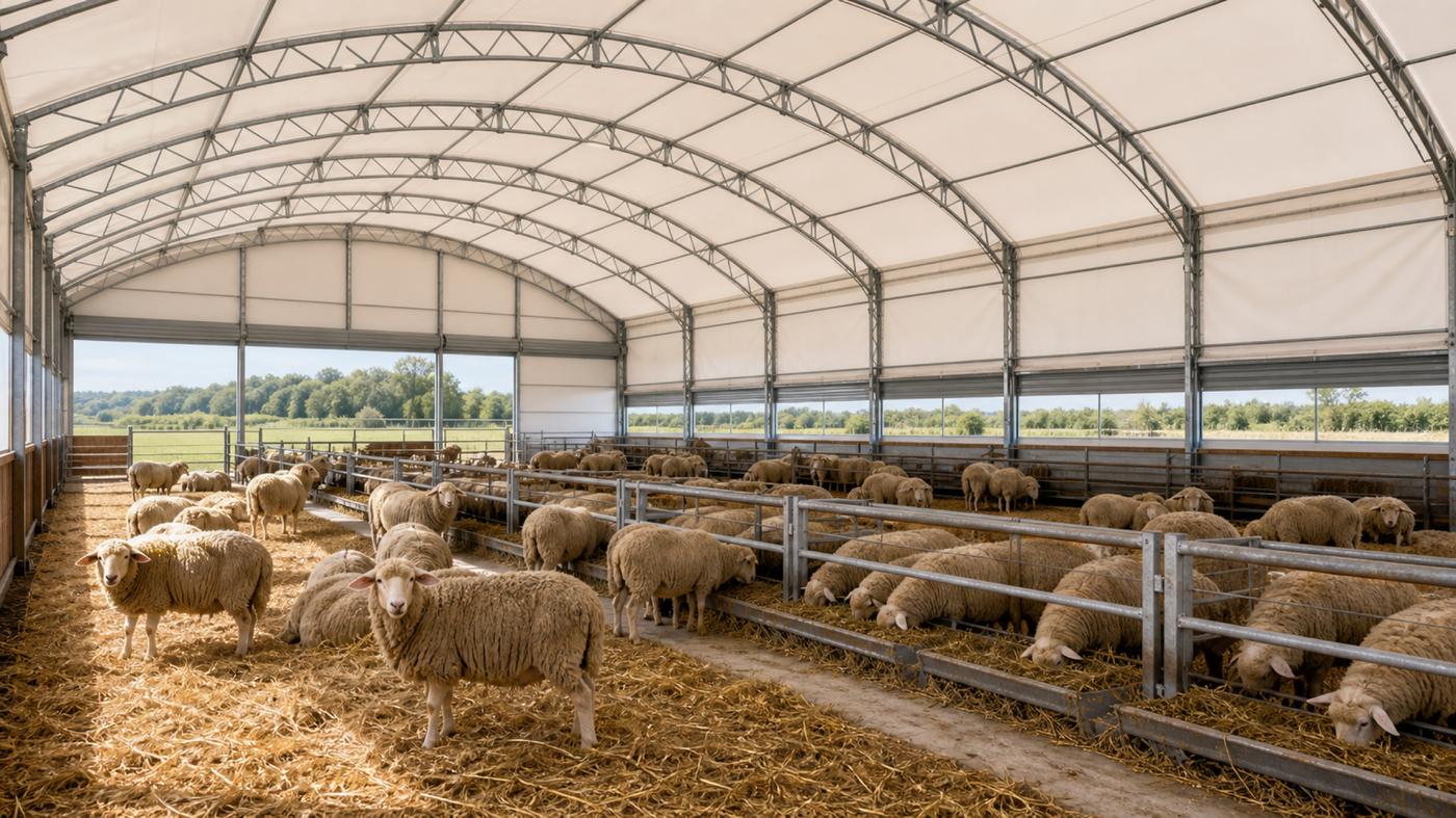 sheep barn interior (tz-60)