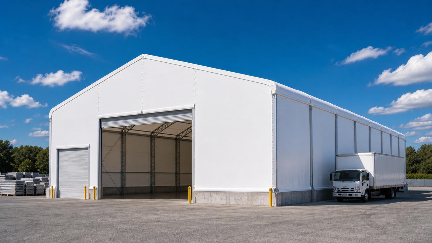 Каркасно-тентовые ангары GRAND TENT под склад, производство, агро и спорт